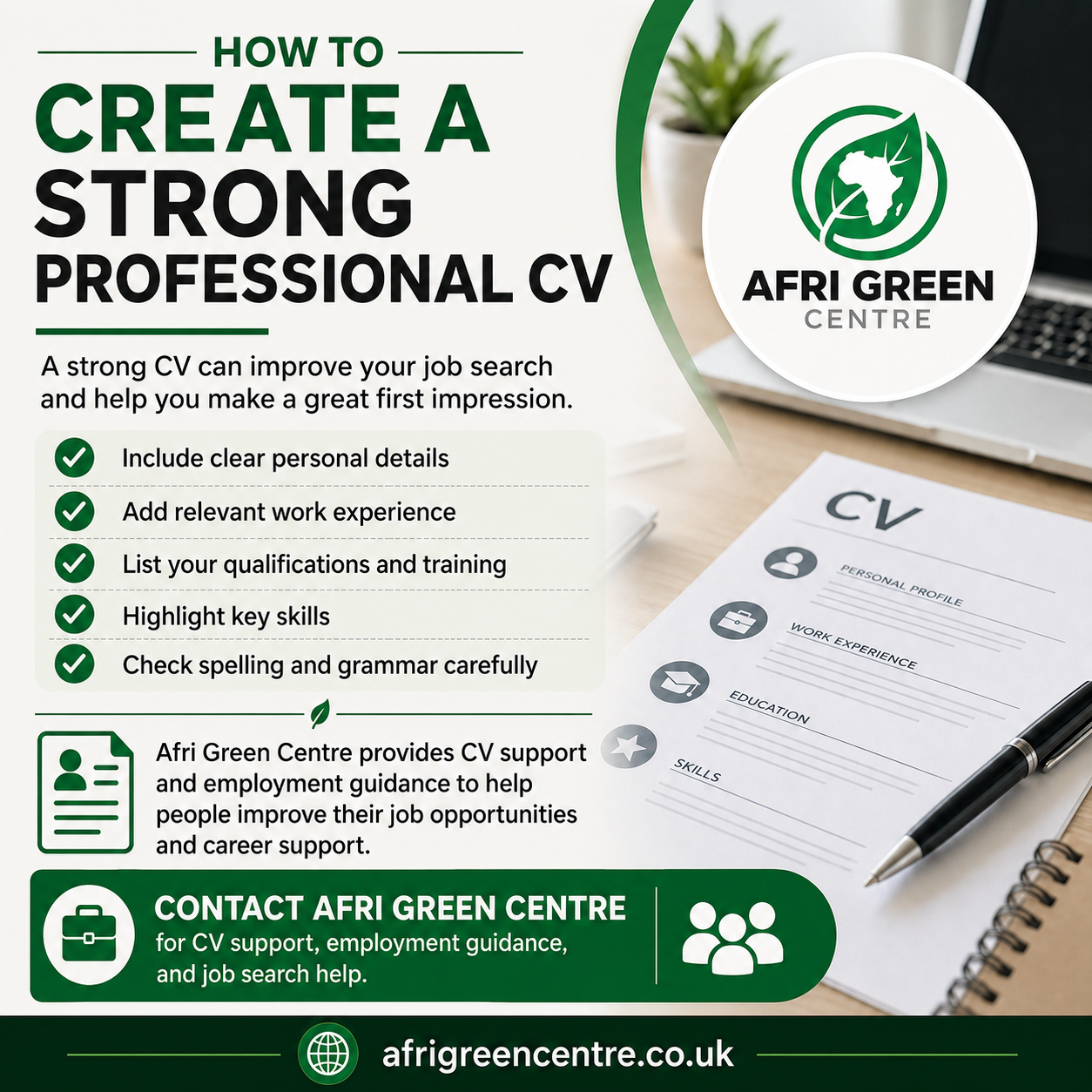How to Create a Strong Professional CV